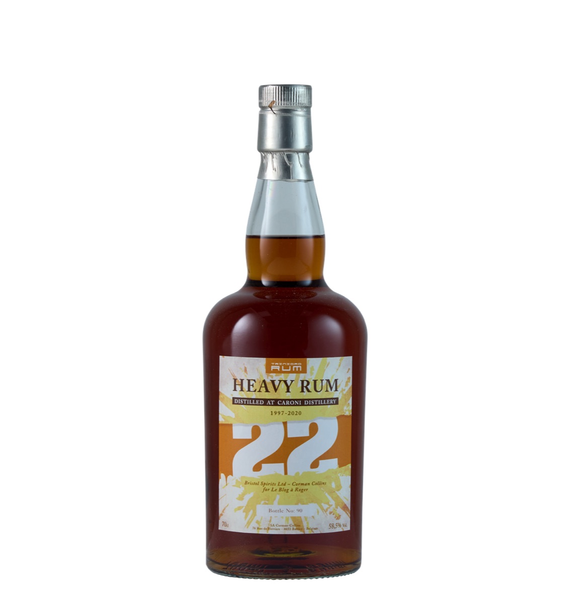 Caroni 1997 Bristol Classic Rum for Corman Collins&Le Blog a Roger/Bristol
