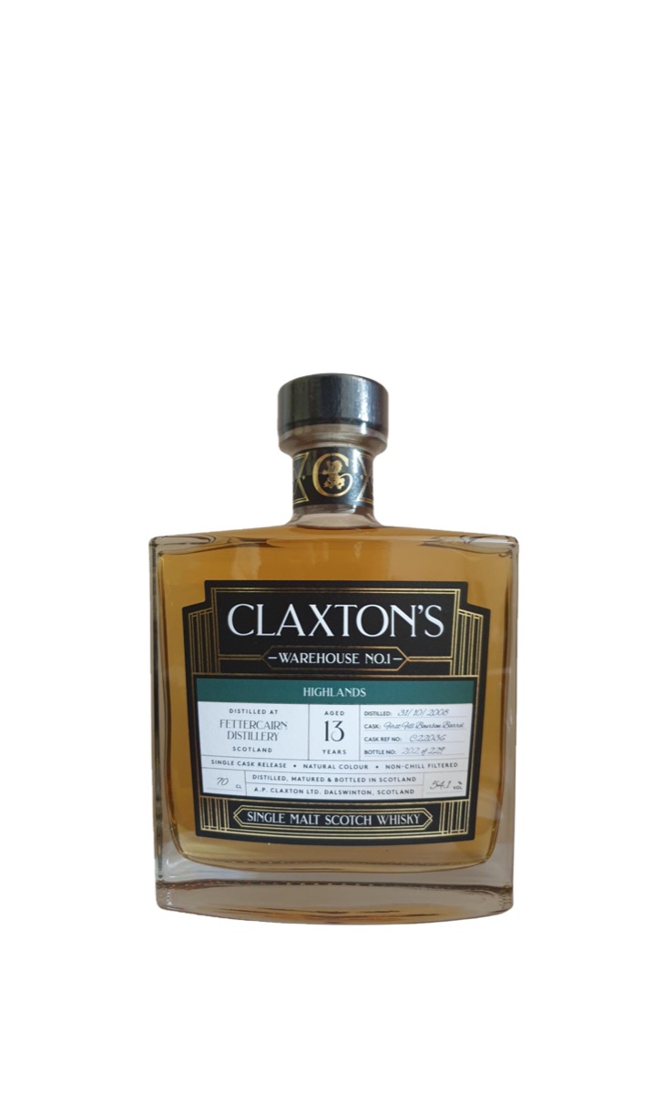 Fettercairn 2008 13yo Warehouse 1 Claxton's with presentation box